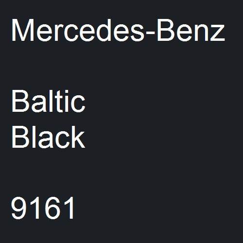 Mercedes-Benz, Baltic Black, 9161.